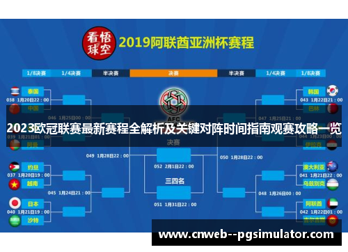 2023欧冠联赛最新赛程全解析及关键对阵时间指南观赛攻略一览